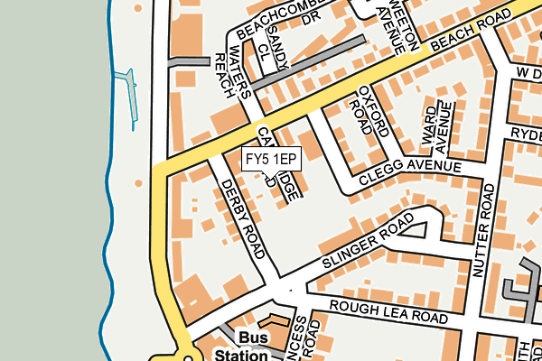 FY5 1EP map - OS OpenMap – Local (Ordnance Survey)