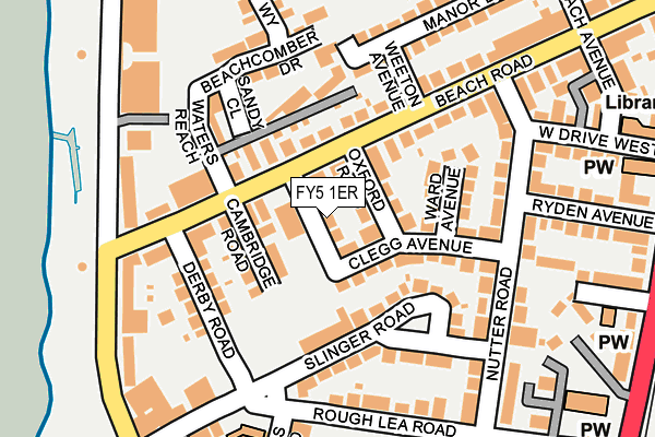 FY5 1ER map - OS OpenMap – Local (Ordnance Survey)