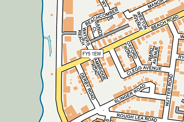 FY5 1EW map - OS OpenMap – Local (Ordnance Survey)