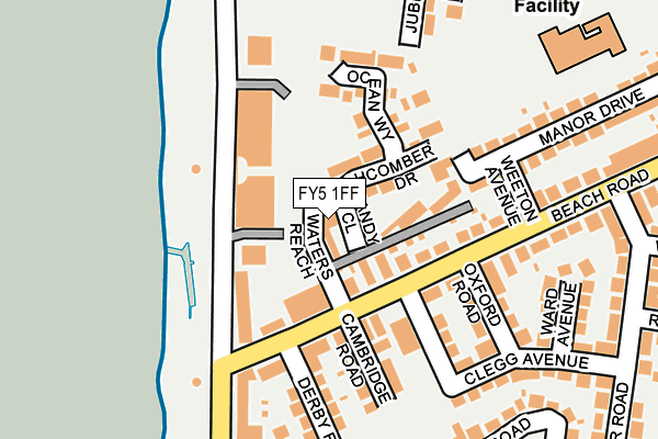 FY5 1FF map - OS OpenMap – Local (Ordnance Survey)