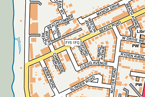 FY5 1FG map - OS OpenMap – Local (Ordnance Survey)