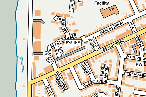 FY5 1HE map - OS OpenMap – Local (Ordnance Survey)