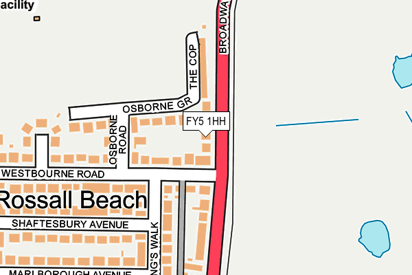 FY5 1HH map - OS OpenMap – Local (Ordnance Survey)