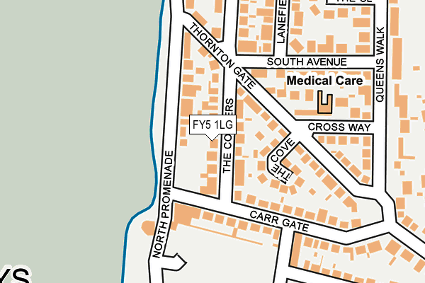 FY5 1LG map - OS OpenMap – Local (Ordnance Survey)