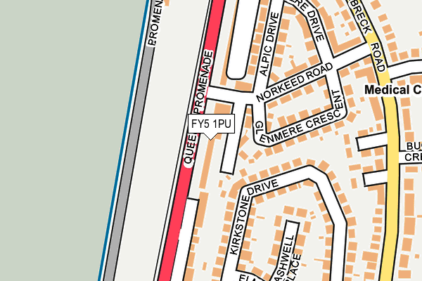 FY5 1PU map - OS OpenMap – Local (Ordnance Survey)