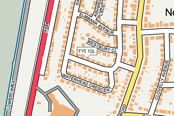 FY5 1QL map - OS OpenMap – Local (Ordnance Survey)