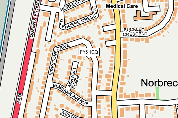 FY5 1QQ map - OS OpenMap – Local (Ordnance Survey)