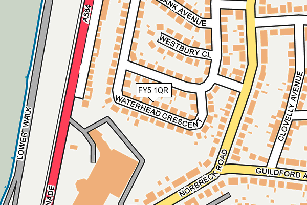 FY5 1QR map - OS OpenMap – Local (Ordnance Survey)