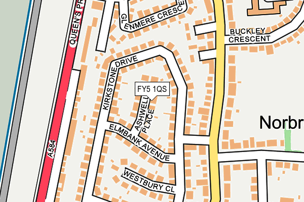 FY5 1QS map - OS OpenMap – Local (Ordnance Survey)