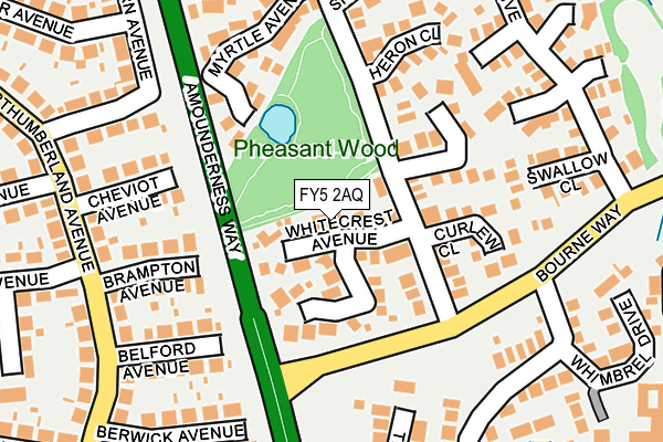 FY5 2AQ map - OS OpenMap – Local (Ordnance Survey)