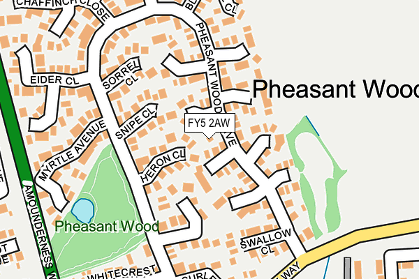 FY5 2AW map - OS OpenMap – Local (Ordnance Survey)