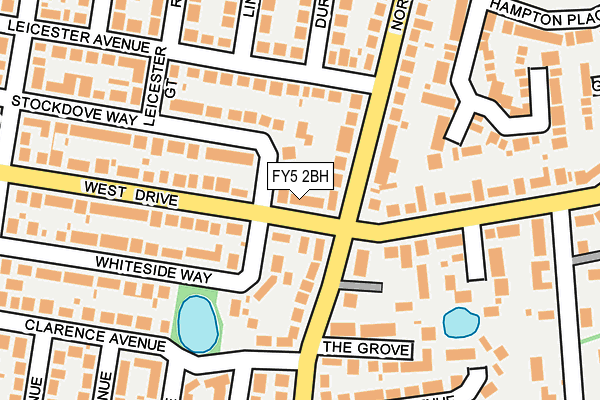 FY5 2BH map - OS OpenMap – Local (Ordnance Survey)
