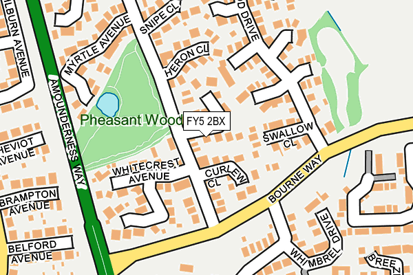 FY5 2BX map - OS OpenMap – Local (Ordnance Survey)