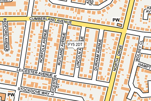 FY5 2DT map - OS OpenMap – Local (Ordnance Survey)