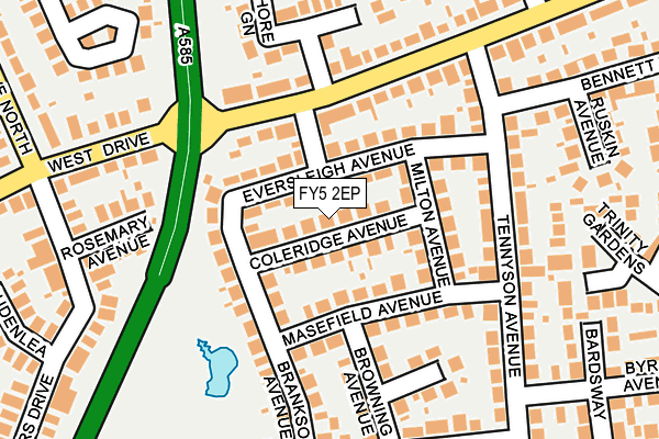 FY5 2EP map - OS OpenMap – Local (Ordnance Survey)