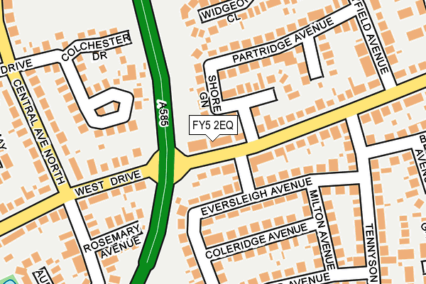 FY5 2EQ map - OS OpenMap – Local (Ordnance Survey)