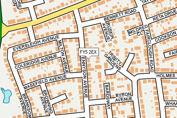 FY5 2EX map - OS OpenMap – Local (Ordnance Survey)