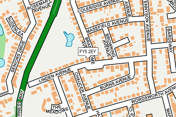 FY5 2EY map - OS OpenMap – Local (Ordnance Survey)