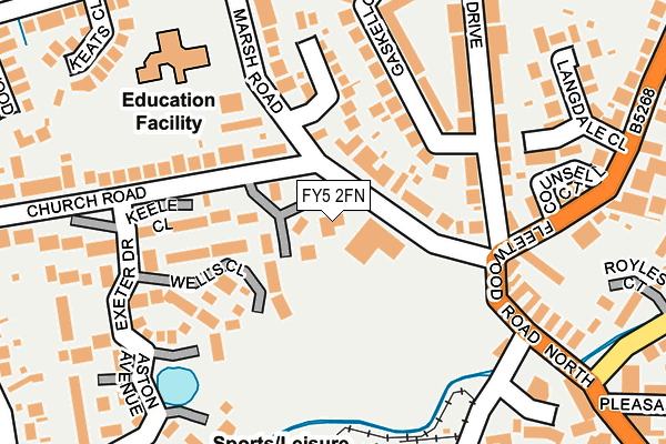FY5 2FN map - OS OpenMap – Local (Ordnance Survey)