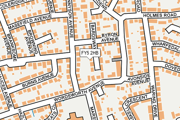 FY5 2HB map - OS OpenMap – Local (Ordnance Survey)
