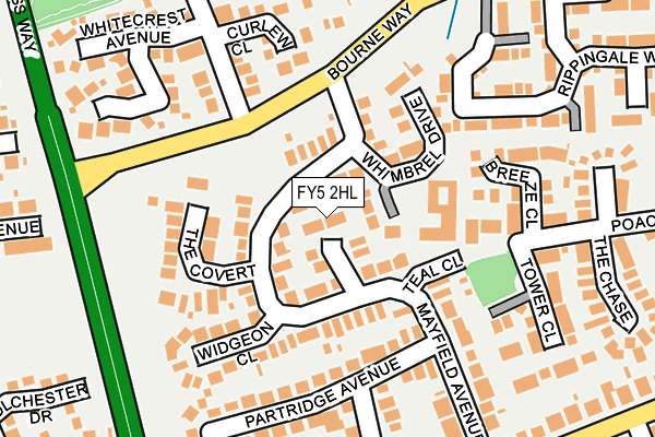 FY5 2HL map - OS OpenMap – Local (Ordnance Survey)