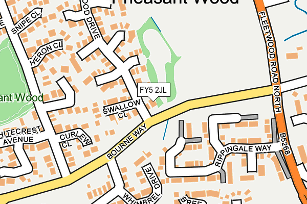 FY5 2JL map - OS OpenMap – Local (Ordnance Survey)