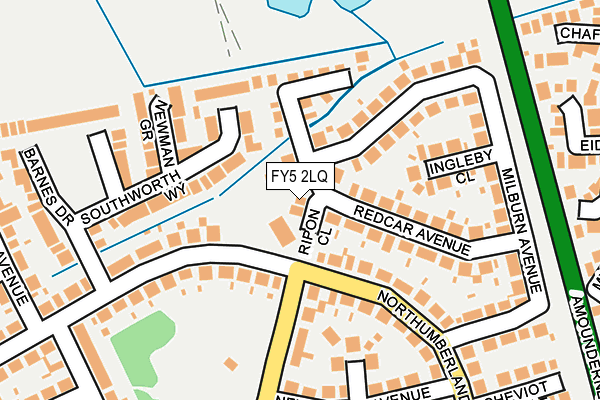 FY5 2LQ map - OS OpenMap – Local (Ordnance Survey)