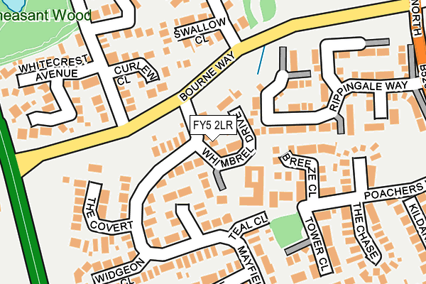 FY5 2LR map - OS OpenMap – Local (Ordnance Survey)
