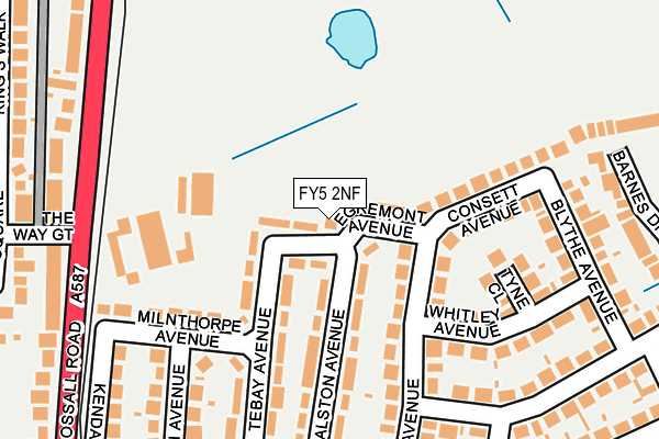 FY5 2NF map - OS OpenMap – Local (Ordnance Survey)
