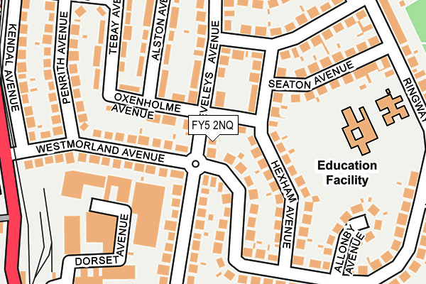 FY5 2NQ map - OS OpenMap – Local (Ordnance Survey)