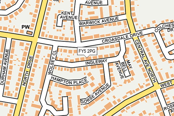 FY5 2PG map - OS OpenMap – Local (Ordnance Survey)