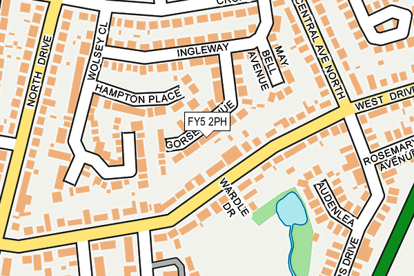 FY5 2PH map - OS OpenMap – Local (Ordnance Survey)