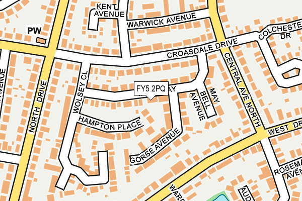 FY5 2PQ map - OS OpenMap – Local (Ordnance Survey)