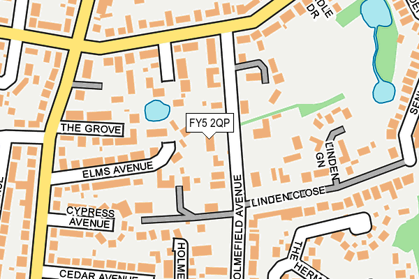 FY5 2QP map - OS OpenMap – Local (Ordnance Survey)
