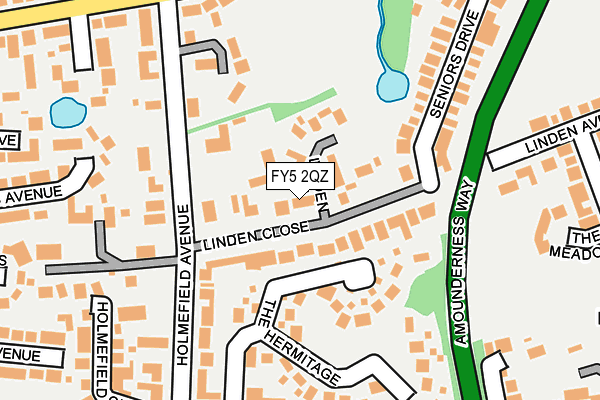 FY5 2QZ map - OS OpenMap – Local (Ordnance Survey)