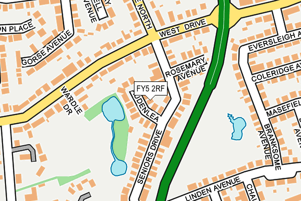 FY5 2RF map - OS OpenMap – Local (Ordnance Survey)