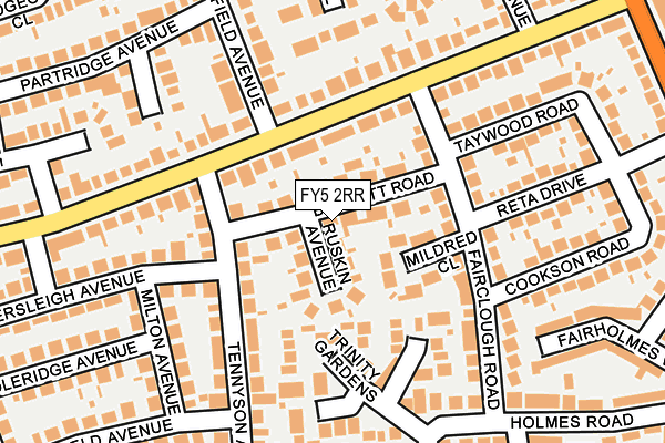 FY5 2RR map - OS OpenMap – Local (Ordnance Survey)