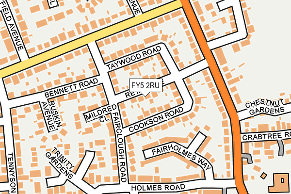 FY5 2RU map - OS OpenMap – Local (Ordnance Survey)