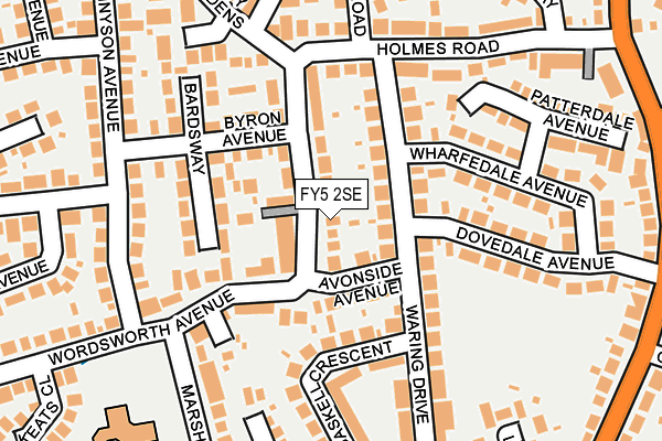 FY5 2SE map - OS OpenMap – Local (Ordnance Survey)