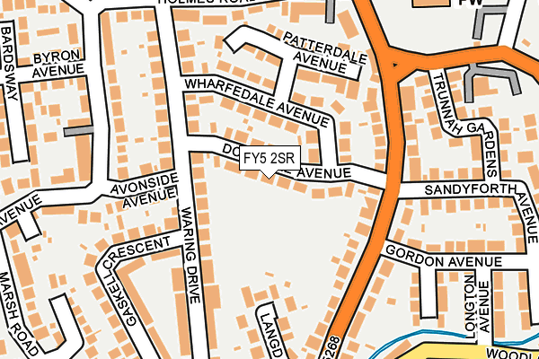 FY5 2SR map - OS OpenMap – Local (Ordnance Survey)