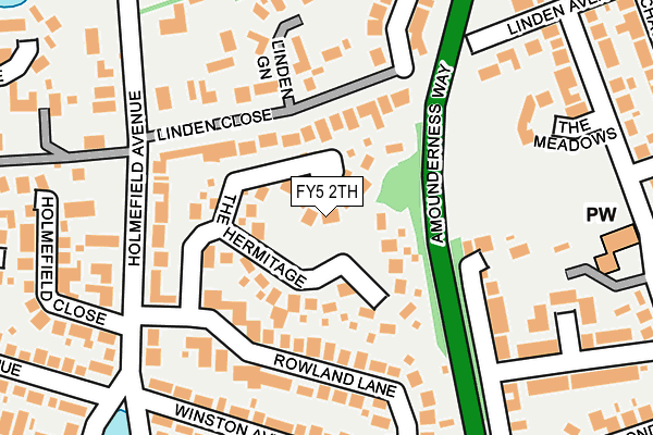 FY5 2TH map - OS OpenMap – Local (Ordnance Survey)