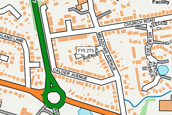 FY5 2TS map - OS OpenMap – Local (Ordnance Survey)