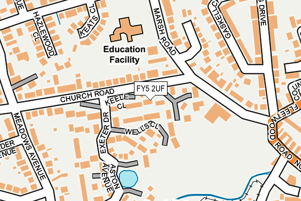 FY5 2UF map - OS OpenMap – Local (Ordnance Survey)