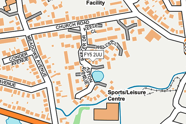 FY5 2UU map - OS OpenMap – Local (Ordnance Survey)