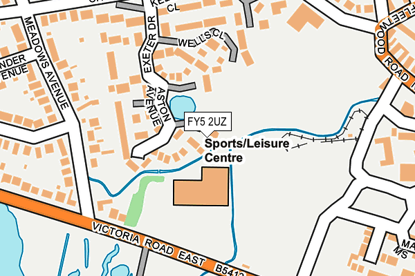 FY5 2UZ map - OS OpenMap – Local (Ordnance Survey)