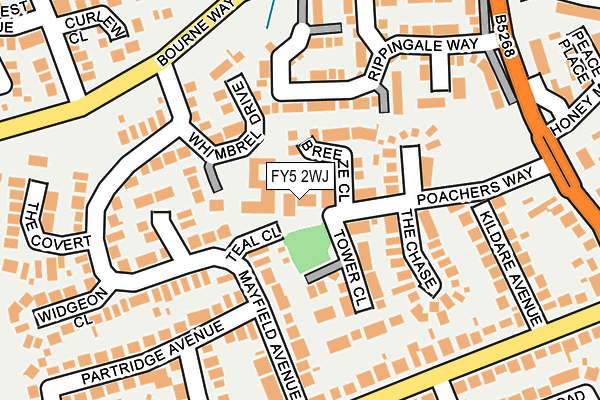 FY5 2WJ map - OS OpenMap – Local (Ordnance Survey)