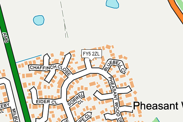 FY5 2ZL map - OS OpenMap – Local (Ordnance Survey)
