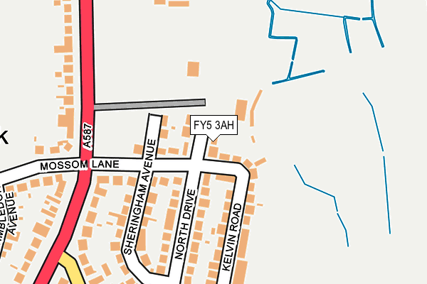 FY5 3AH map - OS OpenMap – Local (Ordnance Survey)