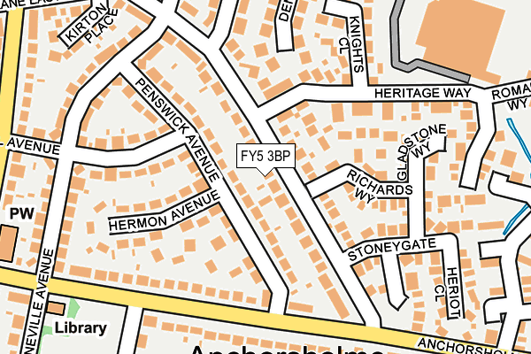 FY5 3BP map - OS OpenMap – Local (Ordnance Survey)