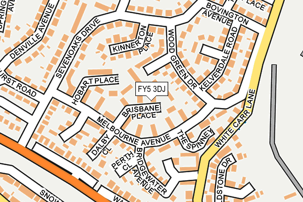 FY5 3DJ map - OS OpenMap – Local (Ordnance Survey)